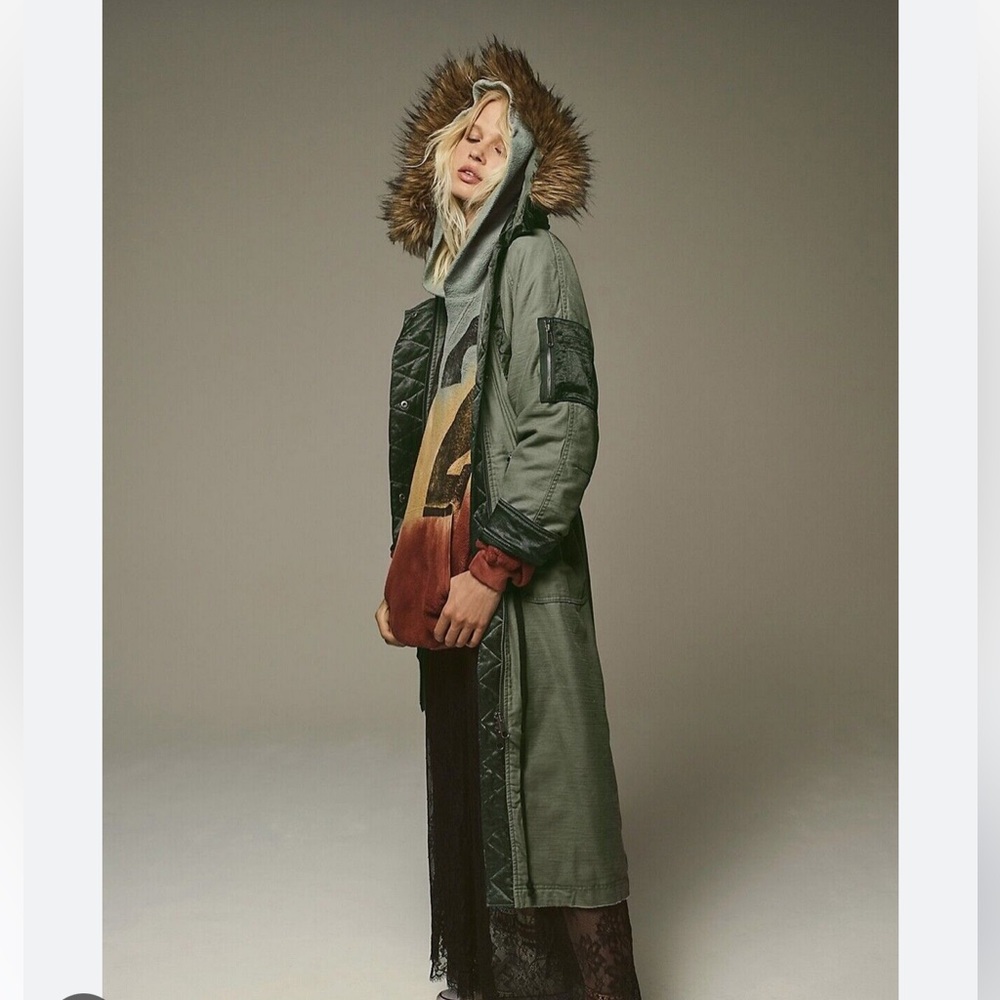 Free People Farrah Military Parka